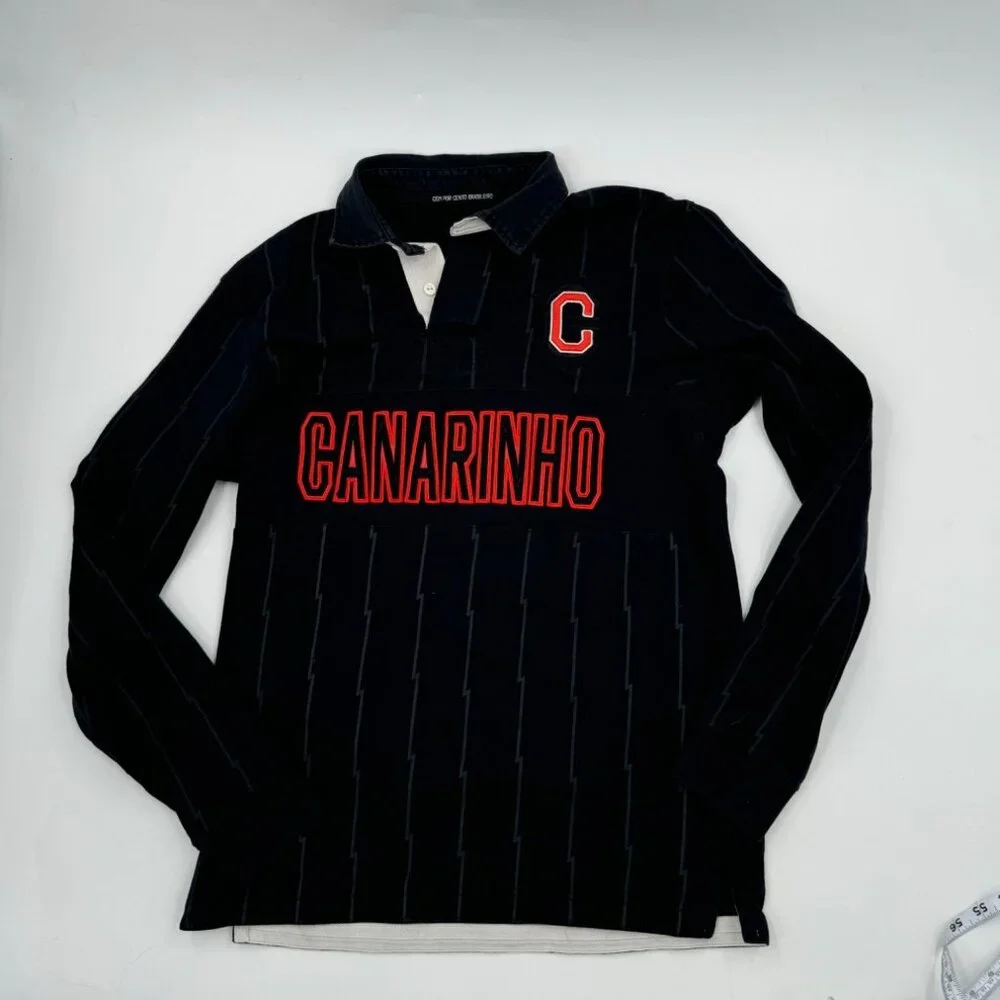 Nike Brazil Canarinho Selecao Long Sleeve Rugby Shirt Size M - Picture 12 of 12